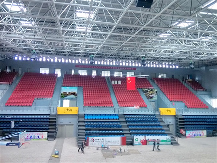 萧县电厂体育馆网架加工